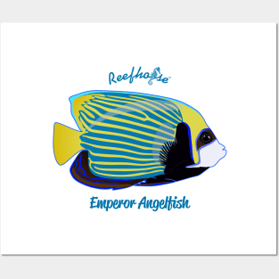 Emperor Angelfish Posters and Art